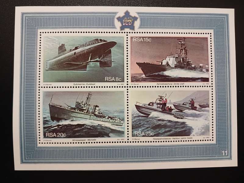 SA Stamps - 1982 SA Fleet
