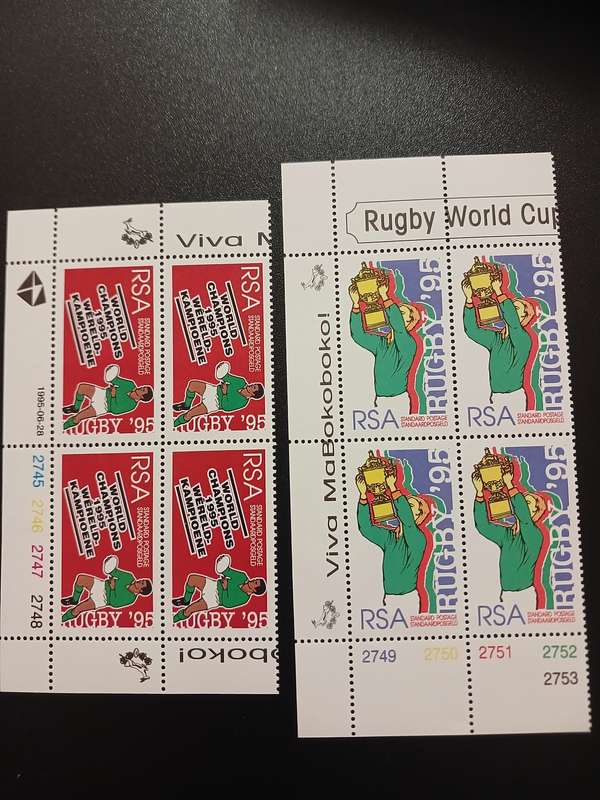SA Stamps - 1995 Rugby