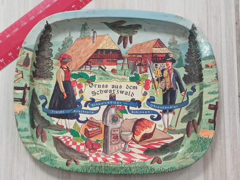 Old Germany Metal Tray
