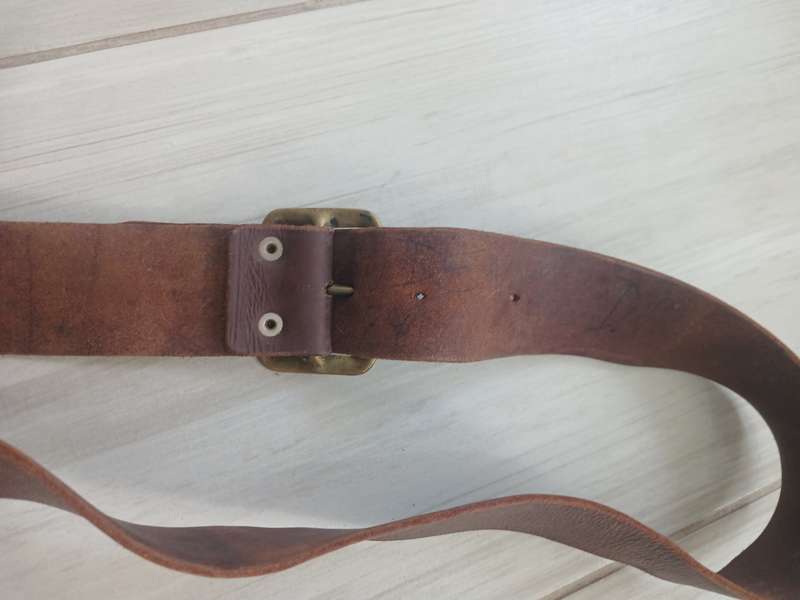 SADF - SA Military Old Leather Belt with Buckle