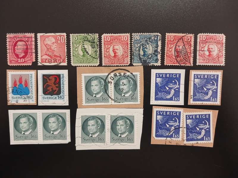 Stamps - Sverige Lot