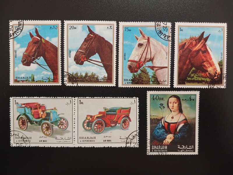 Stamps - Sharjah Lot