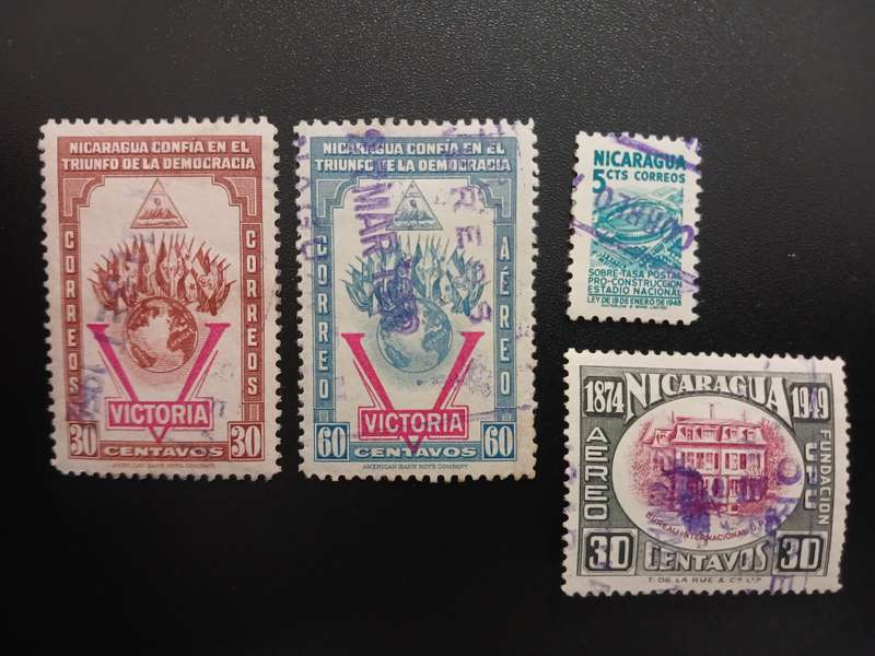 Stamps - Nicaragua - Lot