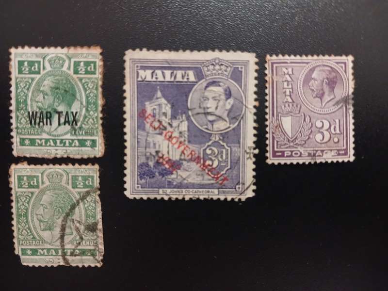 Stamps - Malta Lot