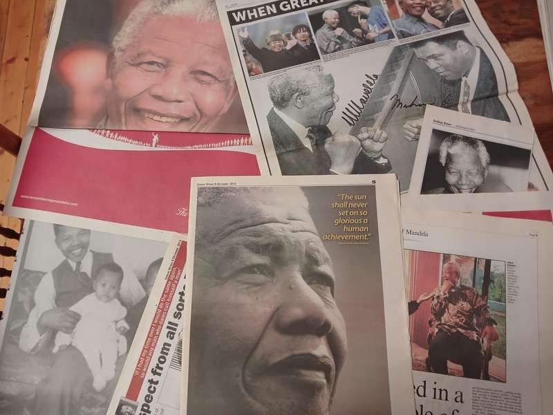 News Paper -  Nelson Mandela