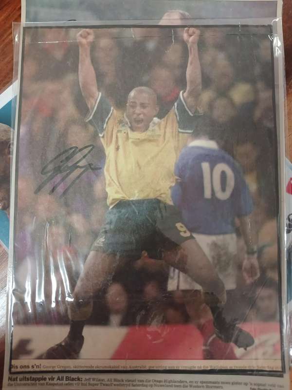 Rugby Signature - George Gregan - Australia Rugby Player