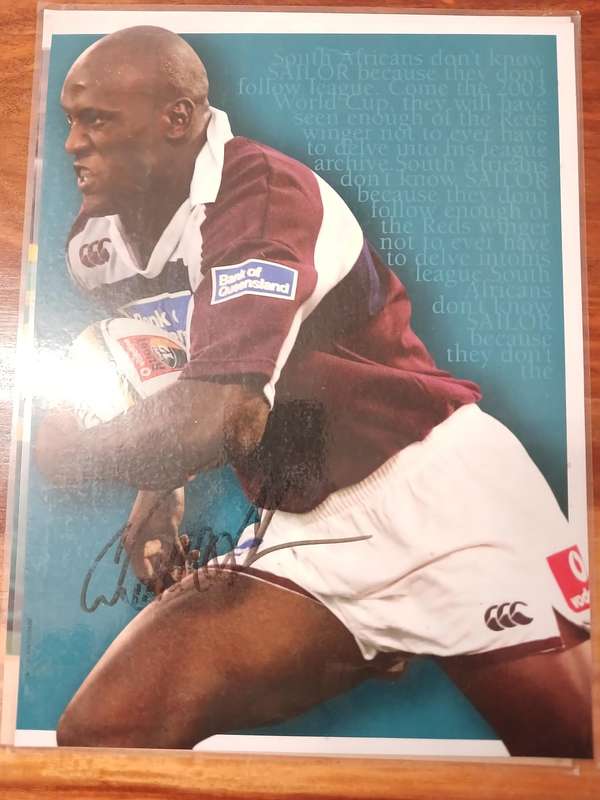 Rugby Signature - Wendell Sailor - Australia Rugby Player