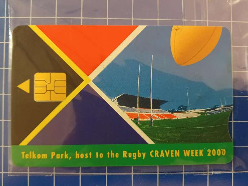 Phone Card Telkom Rugby 2000