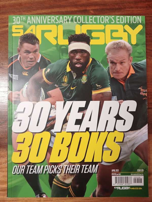 Magazine - SA Rugby 30th Anneversary " Collectors Edition April 2025"
