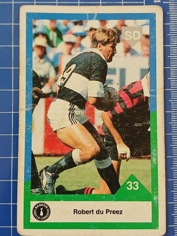 Rugby Trading Card - Robert Du Preez