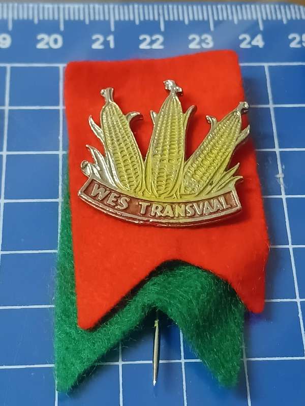 Rugby Pin / Badge Wes Transvaal