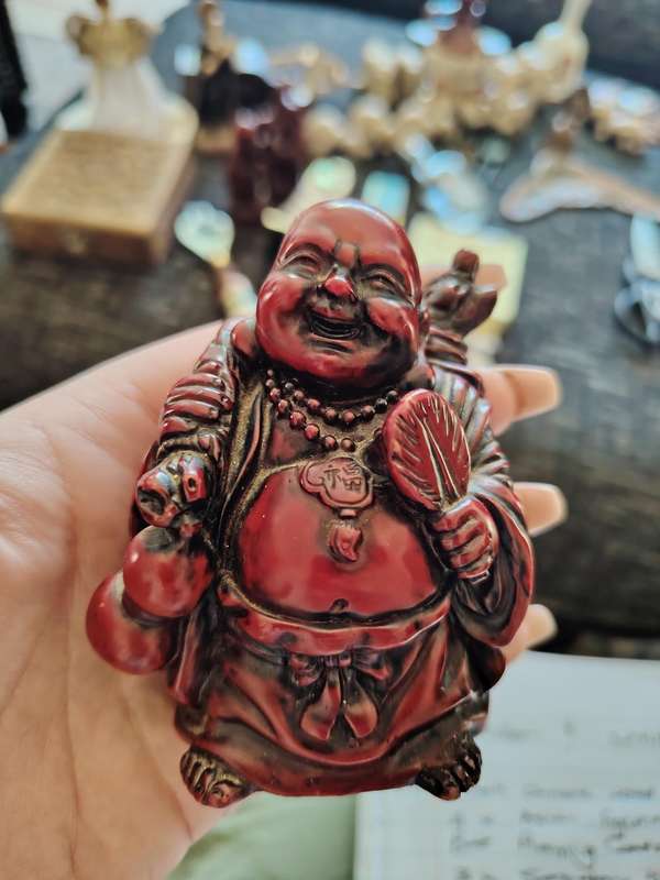 Beautiful Buddha and immortal god figurines x 4