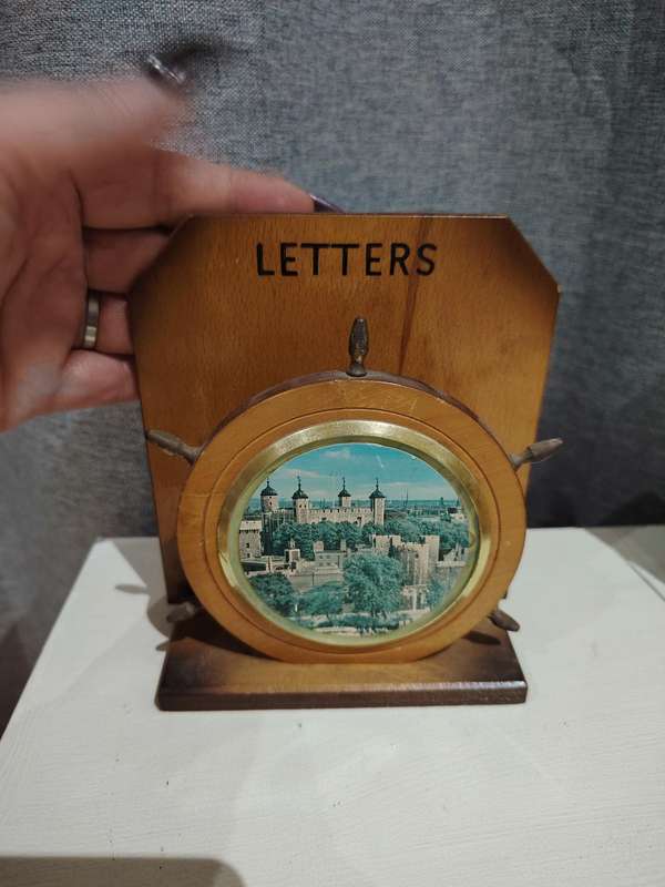Vintage letter holder