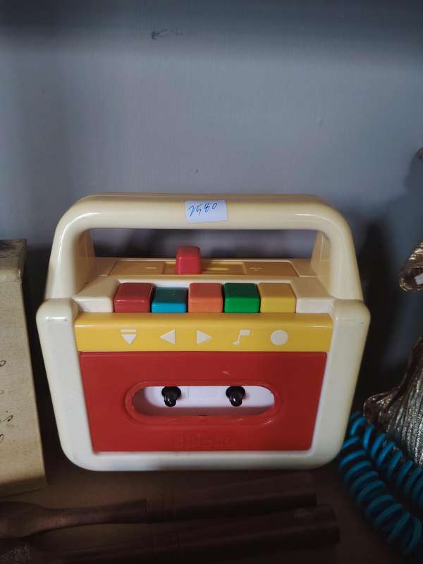 Vintage Chicco kiddies tape player