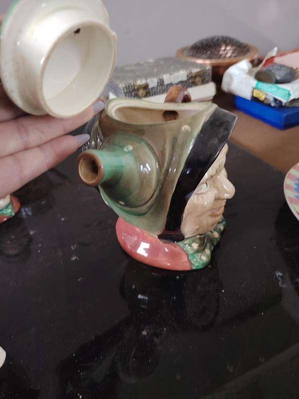 Vintage Beswick Ware Sairey Gamp Teapot, specifically model #691.