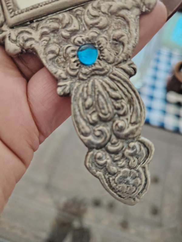 Beautiful vintage ornate hand held mirror