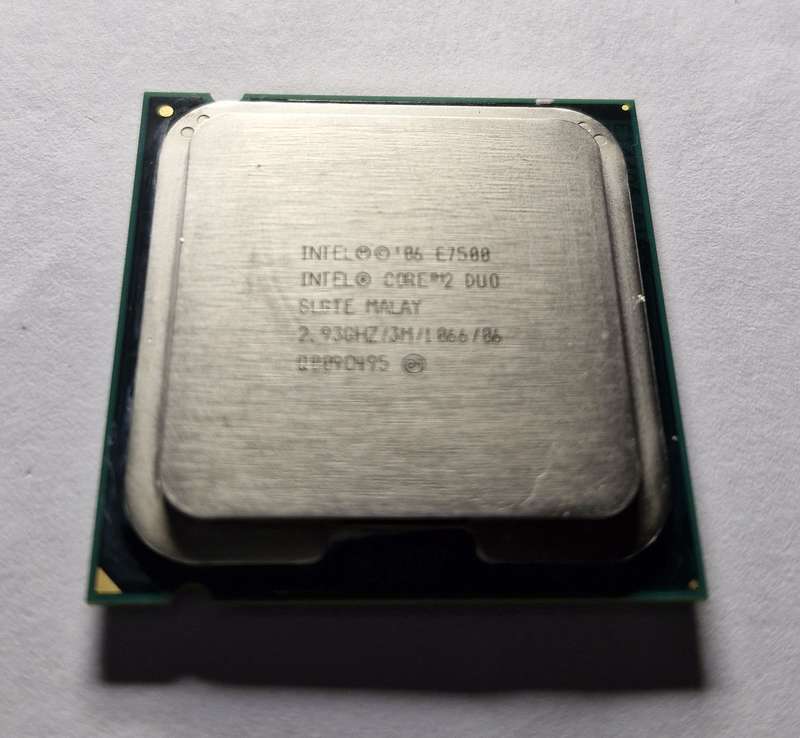 Intel Core2 Duo Processor E7500 2.93GHz