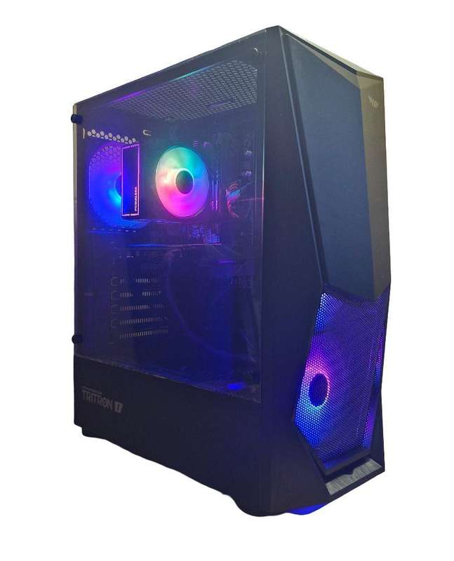 Gaming PC with ARGB, GTX1660 Ti 6Gb GPU, i5-9400F CPU, 16Gb RAM, 512Gb NvMe, Win 11 Pro