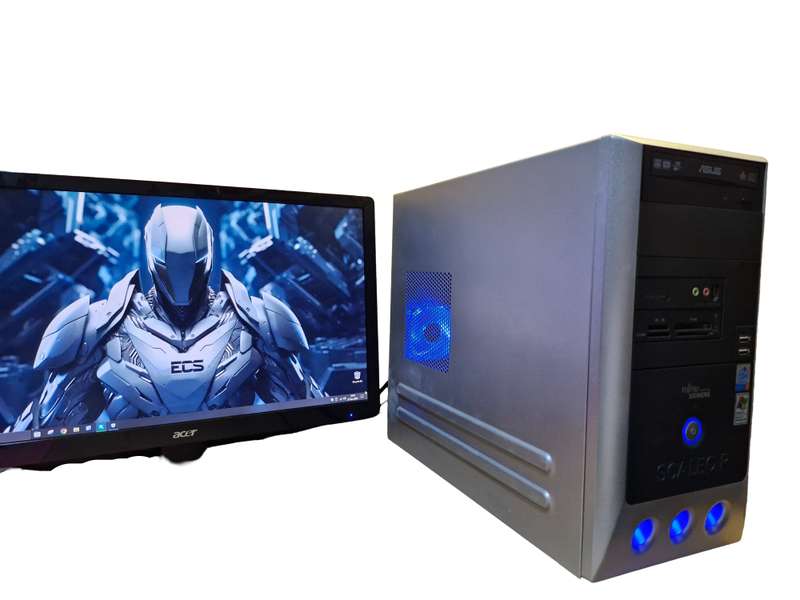 Windows 10 Desktop PC, GT 730 2Gb GPU, Core2 Quad CPU, 4Gb RAM, 240Gb SSD, DVD