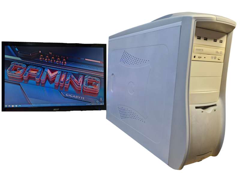 Windows 10 Desktop PC, 9500GT 512Gb GPU, Core2 Quad CPU, 4Gb RAM, 240Gb SSD, DVD