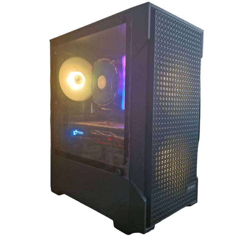 Gaming PC with ARGB, GTX1060 6Gb GPU, i5-7500 CPU, 16Gb RAM, 512Gb NvMe, Win 11 Pro