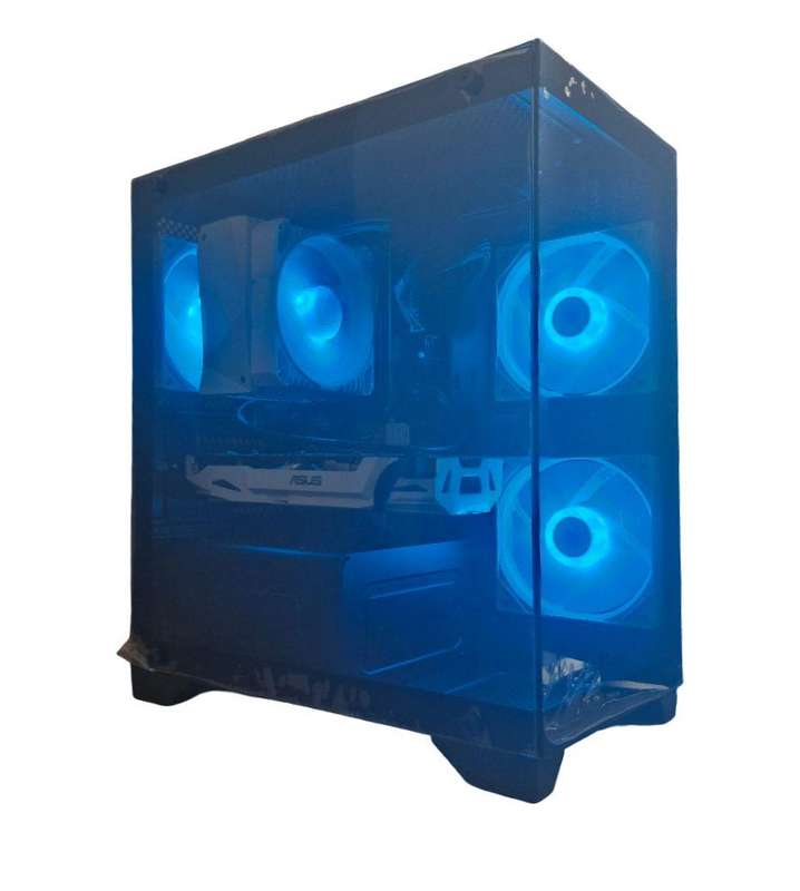 Gaming PC with ARGB, GTX1060 6Gb GPU, i5-7500 CPU, 16Gb RAM, 512Gb NvMe, Win 11 Pro