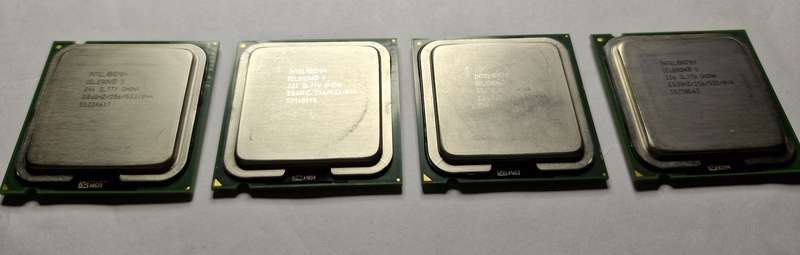Set of 4 for R100 - Intel Celeron D Processors (2.53 to 3.06GHz)