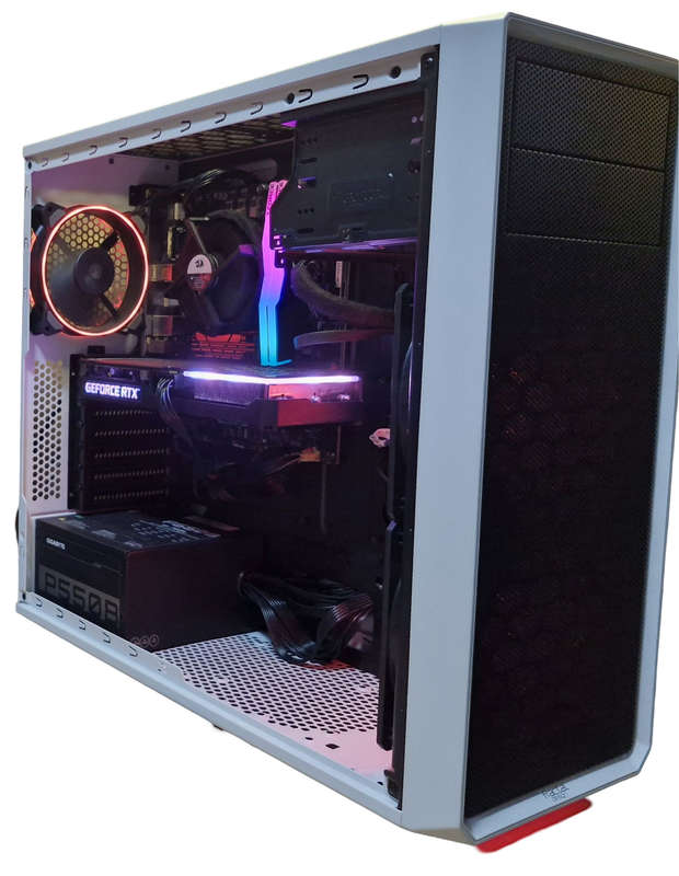 Gaming PC with aRGB, RTX3060 Ti 8Gb GPU, i5-12400 CPU, 32gb RAM, 1Tb NvMe, Win 11 & Office 2021 Pro