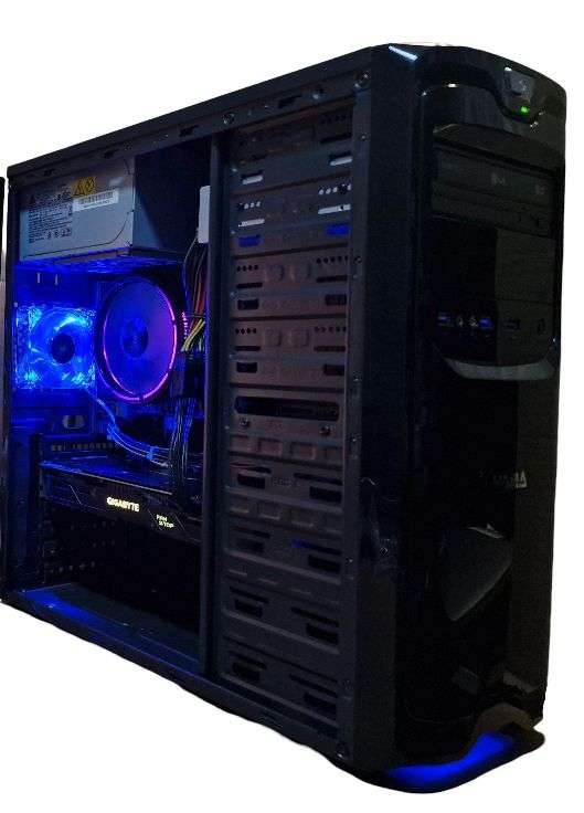 Gaming PC with GT1060 6Gb GPU, i5-4460 CPU, 16Gb RAM, 512Gb NvMe, DVD, Win 11 Pro
