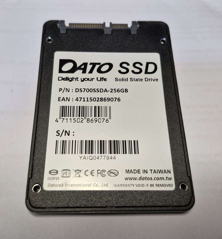 Dato 256Gb 6GB/s SATA SSD