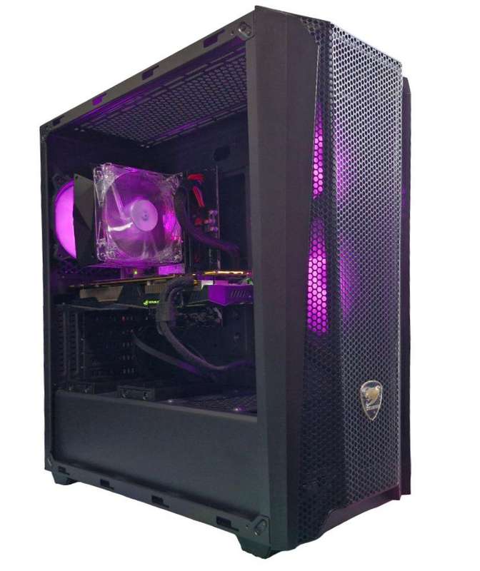 Gaming PC with ARGB, GTX1080 8Gb GPU, i5-10400 CPU, 16Gb RAM, 512Gb NvMe, Win 11 Pro