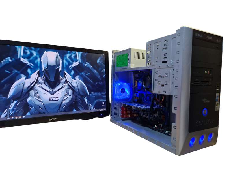 Windows 10 Desktop PC, GT 730 2Gb GPU, Core2 Quad CPU, 4Gb RAM, 240Gb SSD, DVD