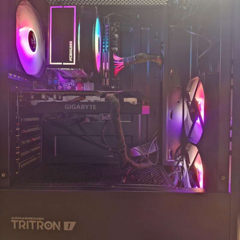 Gaming PC with ARGB, GTX1660 Ti 6Gb GPU, i5-9400F CPU, 16Gb RAM, 512Gb NvMe, Win 11 Pro