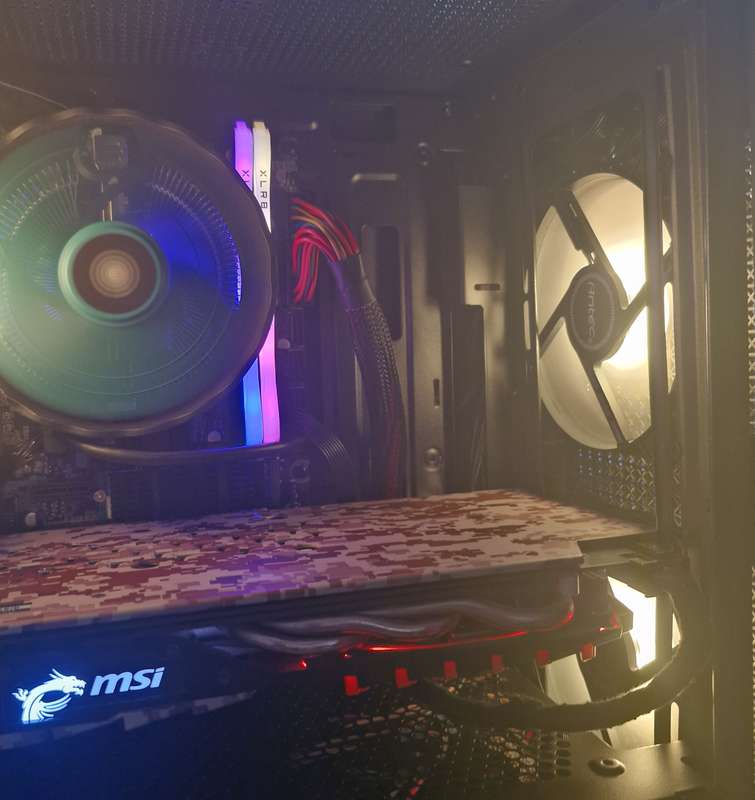 Gaming PC with ARGB, GTX1060 6Gb GPU, i5-7500 CPU, 16Gb RAM, 512Gb NvMe, Win 11 Pro