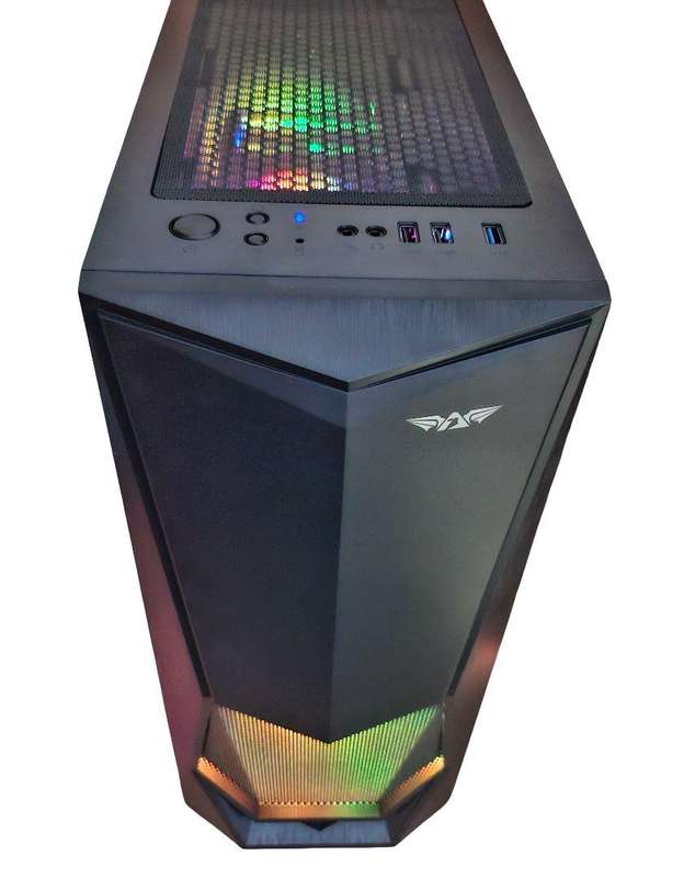 Gaming PC with ARGB, GTX1660 Ti 6Gb GPU, i5-9400F CPU, 16Gb RAM, 512Gb NvMe, Win 11 Pro