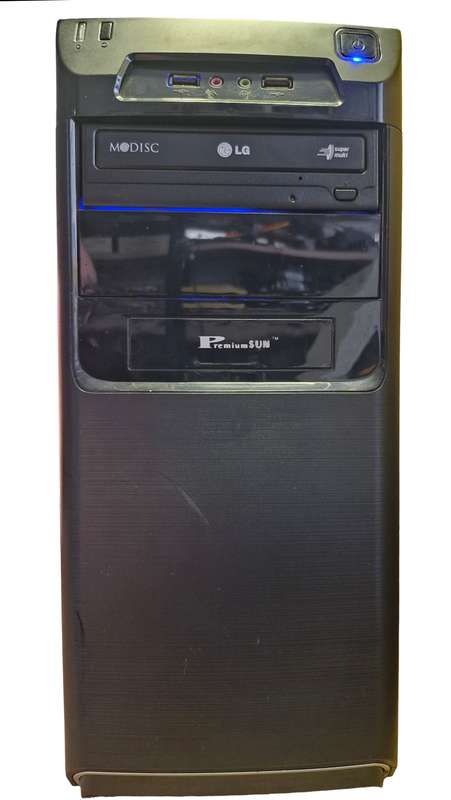 Windows 10 Desktop PC, GT1030 1Gb GPU, C2Duo E8400 CPU, 4Gb RAM, 250Gb SSD, DVD
