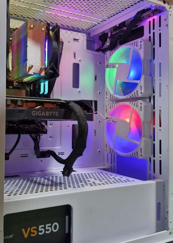 Gaming PC with ARGB, GTX1660 Ti 6Gb GPU, i5-10400F CPU, 16Gb RAM, 512Gb NvMe, Win 11 Pro