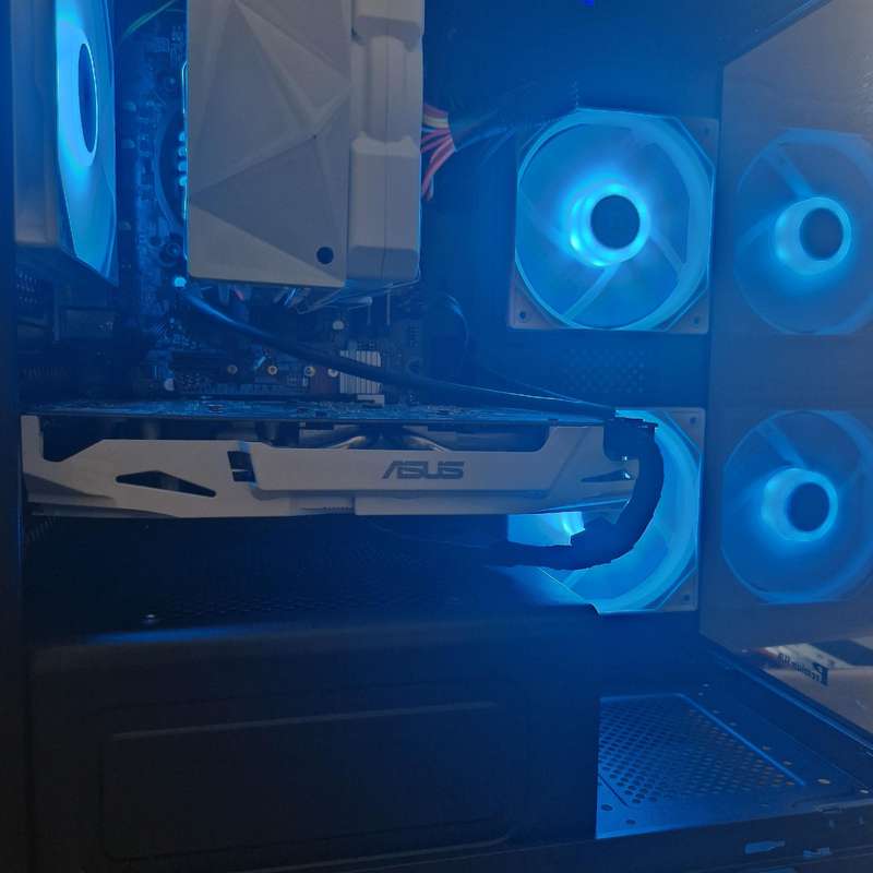 Gaming PC with ARGB, GTX1060 6Gb GPU, i5-7500 CPU, 16Gb RAM, 512Gb NvMe, Win 11 Pro