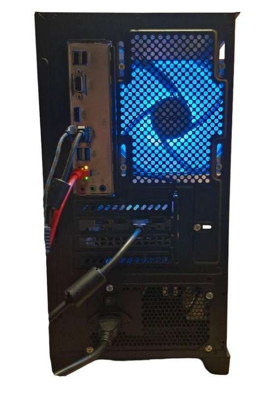 Gaming PC with ARGB, GTX1660 Super 6Gb GPU, i5-7500 CPU, 16Gb RAM, 512Gb NvMe, Win 11 Pro