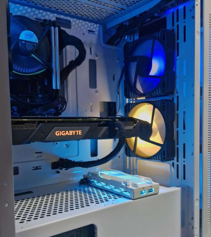 Gaming PC with ARGB, GTX1660 Super 6Gb GPU, i7-4790 CPU, 16Gb RAM, 512Gb NvMe, Win 11 Pro