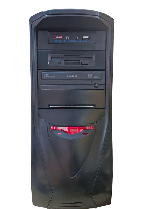 Windows 10 Desktop PC, GT220 1Gb GPU, C 2 Quad Q6600 CPU, 4Gb RAM, 256Gb SSD, DVD