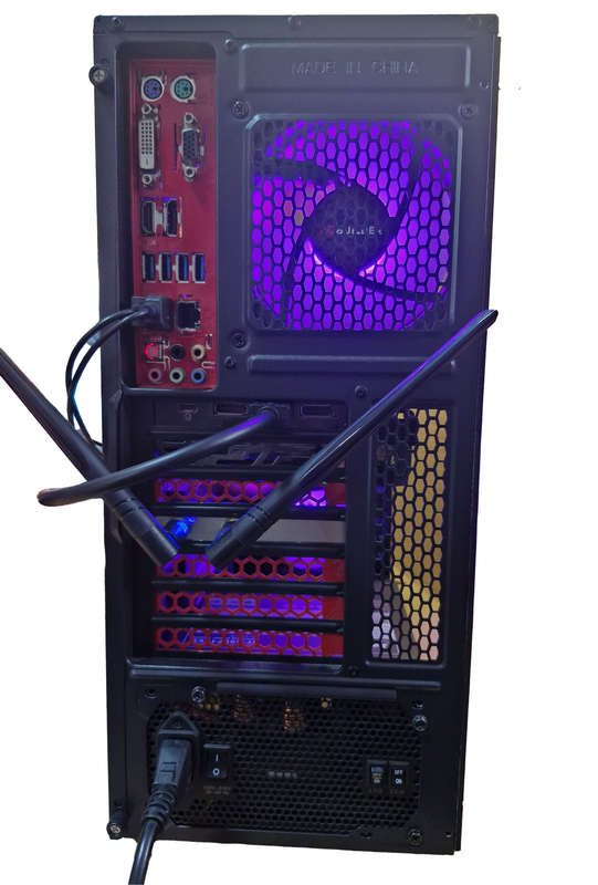 Gaming PC with aRGB, RTX2070 8Gb GPU, i7-7700 CPU, 32gb RAM, 1Tb NvMe, DVD, Win 11 & Office 2021 Pro