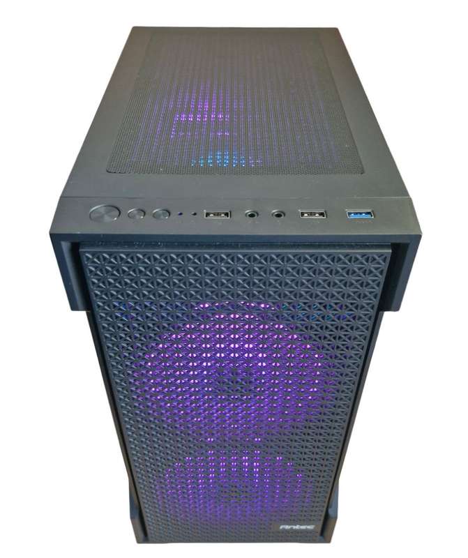 Gaming PC with ARGB, GTX1660 Super 6Gb GPU, i5-8500T CPU, 16Gb RAM, 512Gb NvMe, Win 11 Pro