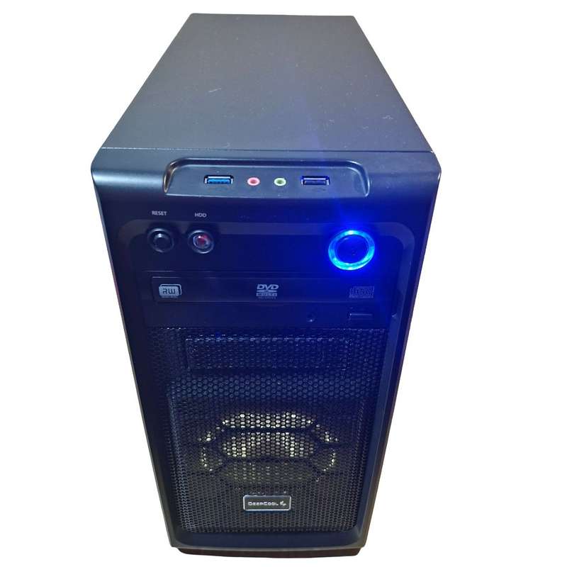 Gaming PC with aRGB, GTX1060 6Gb GPU, i5-4460 CPU, 16Gb RAM, 512Gb SSD, DVD, Win 11