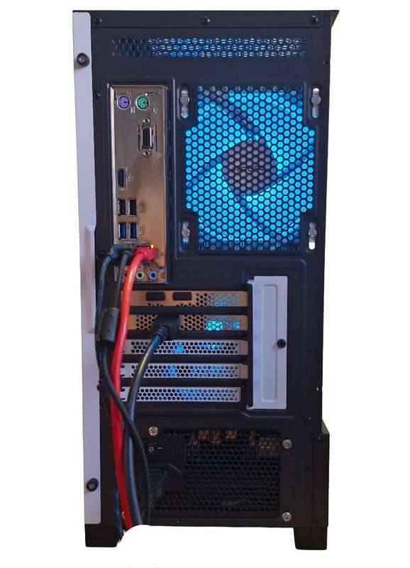 Gaming PC with ARGB, RTX3050 6Gb Low Profile GPU, i5-10400 CPU, 32Gb RAM, 1Tb NvMe, Win 11 Pro
