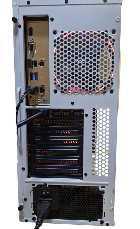 Gaming PC with aRGB, RTX3060 Ti 8Gb GPU, i5-12400 CPU, 32gb RAM, 1Tb NvMe, Win 11 & Office 2021 Pro