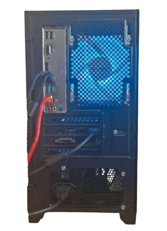 Gaming PC with ARGB, GTX1060 6Gb GPU, i5-7500 CPU, 16Gb RAM, 512Gb NvMe, Win 11 Pro