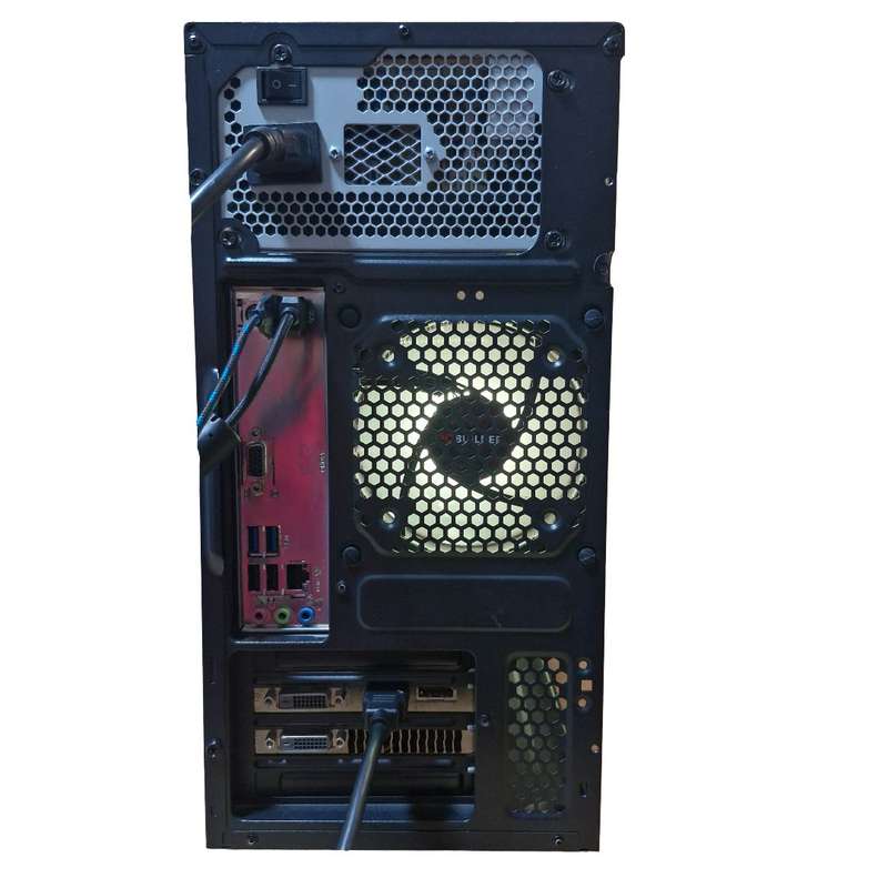 Gaming PC with aRGB, GTX1060 6Gb GPU, i5-4460 CPU, 16Gb RAM, 512Gb SSD, DVD, Win 11