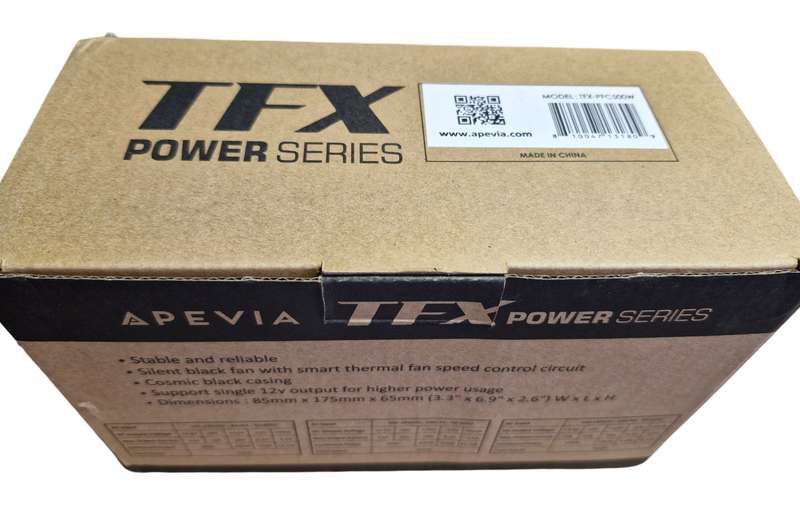 Apevia TFX Power Series, Non-Modular Power Supply - 500W (TFX form factor) - immaculate condition