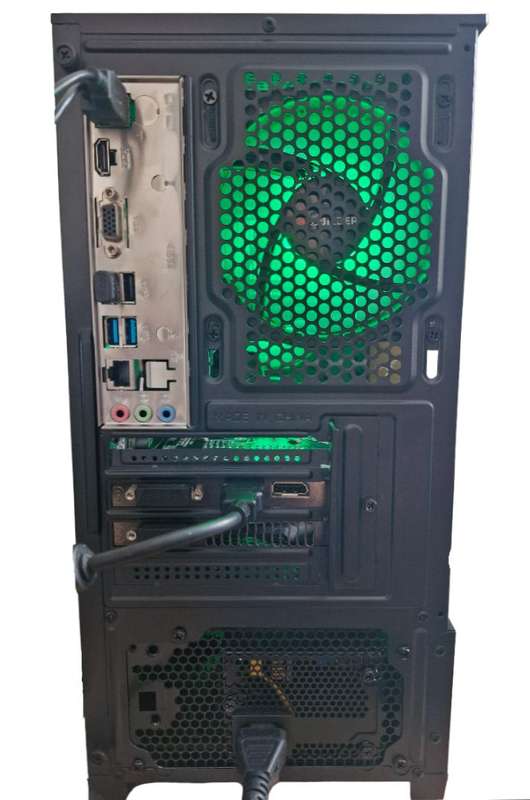 Gaming PC with ARGB, GTX1060 6Gb GPU, i5-4590 CPU, 16Gb RAM, 512Gb NvMe, Win 11 Pro